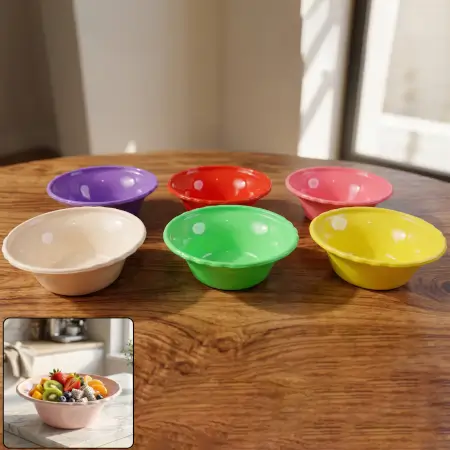 3ieDq7Gt7wx4UkaFBDF7aiqONYccxkJ1Jjsgelza.webp Plastic Serving Bowl Set – Unbreakable Multicolor Snack & Dessert Bowls for Kitchen, Dining & Everyday Use (Set of 6) ( multicolor, OS )