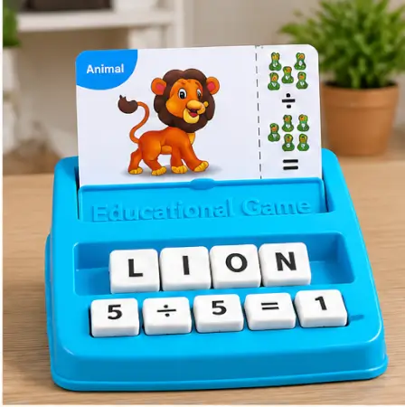 7YAKktzUxzEcj6glXvl7jI6YSQvyDC4Dz3IvJYz3.webp 2 in 1 Educational Flash Card Matching & Spelling Brain Game for Kids ( multicolor, OS )