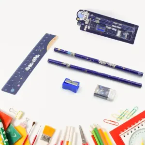 Fun & Functional! 5-in-1 Cartoon Pencil Set for School & Play (5 Pc) ( default, Standard ).