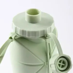 Silicone Folding Water Bottle ( beige, Free Size )