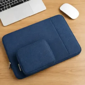 Lifestyle Laptop Sleeve for 15.6–16 Inch Laptop – Protective Laptop Bag with Charger Pouch, Premium Zipper & Soft Padding ( blue, OS )