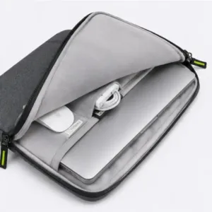 Lifestyle Laptop Sleeve for 15.6–16 Inch Laptop – Protective Laptop Bag with Charger Pouch, Premium Zipper & Soft Padding ( grey, OS )
