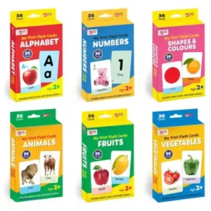 Little Berry First Flash Cards Bundle of 6 – 216 Educational Cards ( default, Standard )