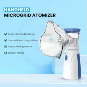 Mini Portable Mesh Nebulizer – Compact Handheld Nebulizer Machine for Convenient Respiratory Care ( white, OS )