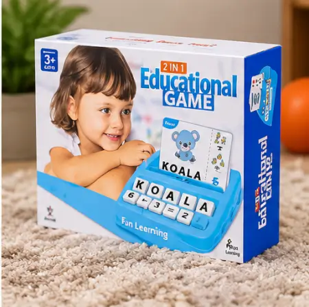 Bo10WZrjLTOSAloZ4AhETMcoOQEn1NISbqUZvpyp.webp 2 in 1 Educational Flash Card Matching & Spelling Brain Game for Kids ( multicolor, OS )