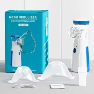 Mini Portable Mesh Nebulizer – Compact Handheld Nebulizer Machine for Convenient Respiratory Care ( white, OS )