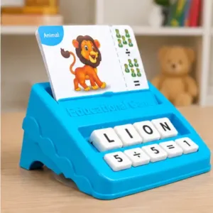 2 in 1 Educational Flash Card Matching & Spelling Brain Game for Kids ( multicolor, OS )