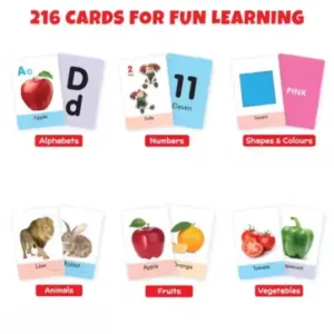 Little Berry First Flash Cards Bundle of 6 – 216 Educational Cards ( default, Standard )