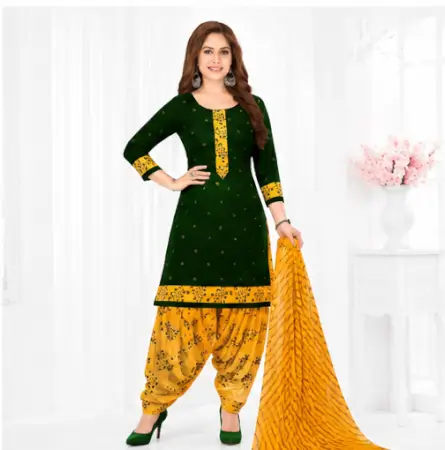 Ss9IA49LlDjVe6VTF18DqWcTtmcZpOqP7tyVfgaR.webp Women's Printed Crepe Salwar Suit Dress Material – Unstitched 3-Piece Suit Set with Dupatta ( green, Un Stitched )