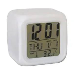 7 Color Change Digital Clock with Temperature Display ( multicolor, OS )