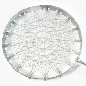 Stainless Steel Wire Skimmer – Heat-Resistant Wooden Handle ( default, OS )