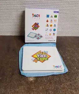 Tic Tac Toe Board Game – Classic Portable Strategy Game for Kids & Family ( default, OS )