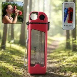 500 ML Leakproof Portable Sports Water Bottle with One-Touch Spout & Carry Strap (1 Pc) ( default, OS )