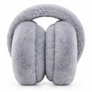 Boy Girl Winter Faux Fur Earmuffs – Football Design Ear Warmer ( default, OS )