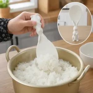 Bunny Handle Rice Serving Spoon – Non-Stick & Ergonomic Grip ( default, OS )