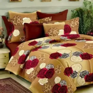 Galace Cotton Double King Bedsheet with 2 Pillow Covers ( default, single bed)