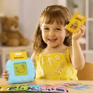Talking Flash Cards for Kids – 112 Double-Sided Educational Learning Cards with 224 Words, Montessori Toy ( default, OS )