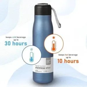 Stainless Steel Vacuum Insulated Bottle – 500ml Hot & Cold Flask ( default, Standard )