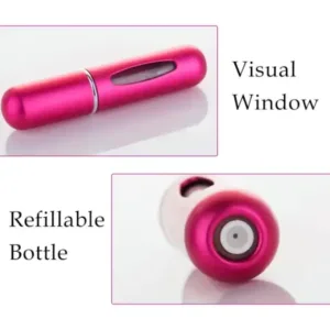5 ml Mini Perfume Spray Bottle – Refillable Travel Fragrance Atomizer ( multicolor, OS )