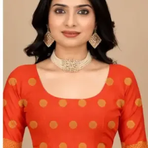 Yellow Banarasi Silk Saree with Multiple Blouse Options ( default, OS )