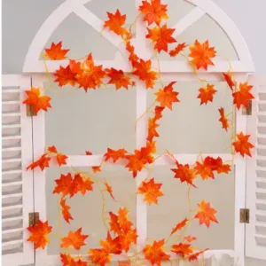 Luxurious Winter Leaf Artificial Plant – Pack of 4 for Home, Gate, Wall & Balcony Decoration ( default, OS )