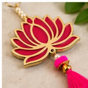 Handmade Pink Lotus Wall Hangings for Home Decoration ( default, OS )