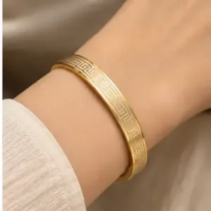 Bracelet for Men – Brass Slider Bracelet with Slip-On Closure ( default, OS )