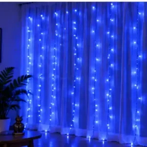 Fancy Rice Lights – 36 LED Warm White String Light, 12 Meter ( blue, OS )