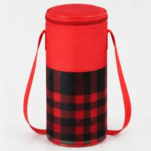 Topware Testy-4 Stainless Steel Lunchbox Set 1000ml with Insulated Bag ( red, OS )