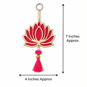 Handmade Pink Lotus Wall Hangings for Home Decoration ( default, OS )