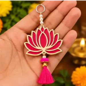 Handmade Pink Lotus Wall Hangings for Home Decoration ( default, OS )